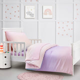 Ombre Cotton Toddler Comforter 4 Piece Set