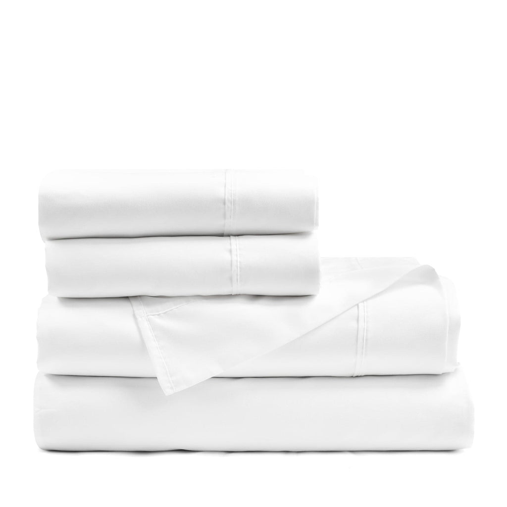 Milo Solid SilverInfused Antimicrobial Sheet Set Lush Decor