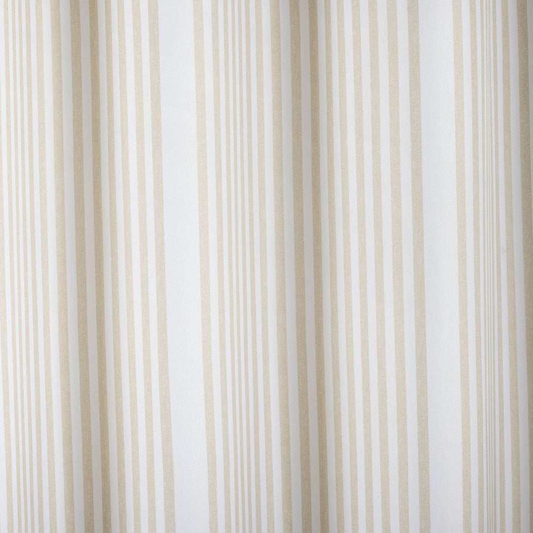 Drew Stripe Silver-Infused Antimicrobial Shower Curtain