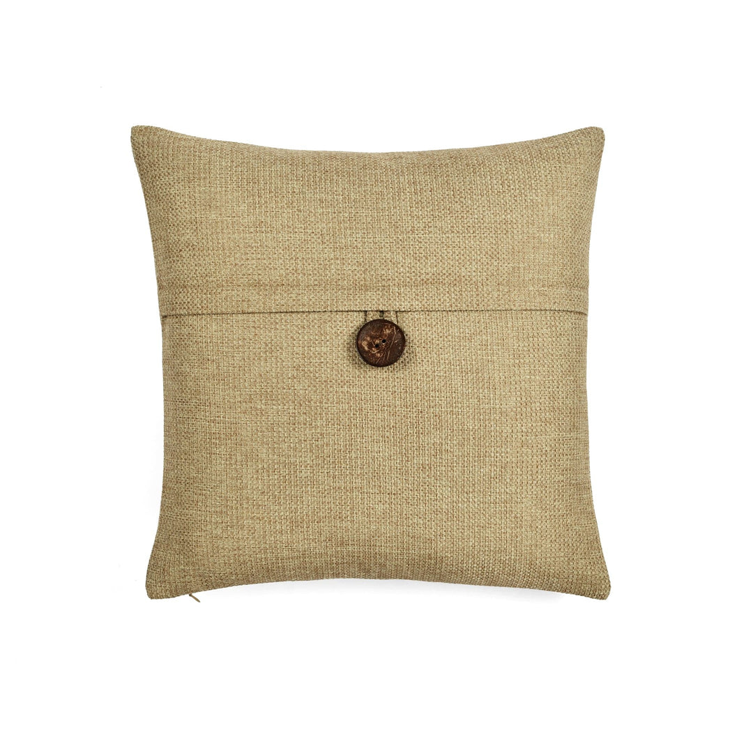 Linen Texture Woven Button Decorative Pillow Cover | Lush Decor |  www.lushdecor.com – LushDecor