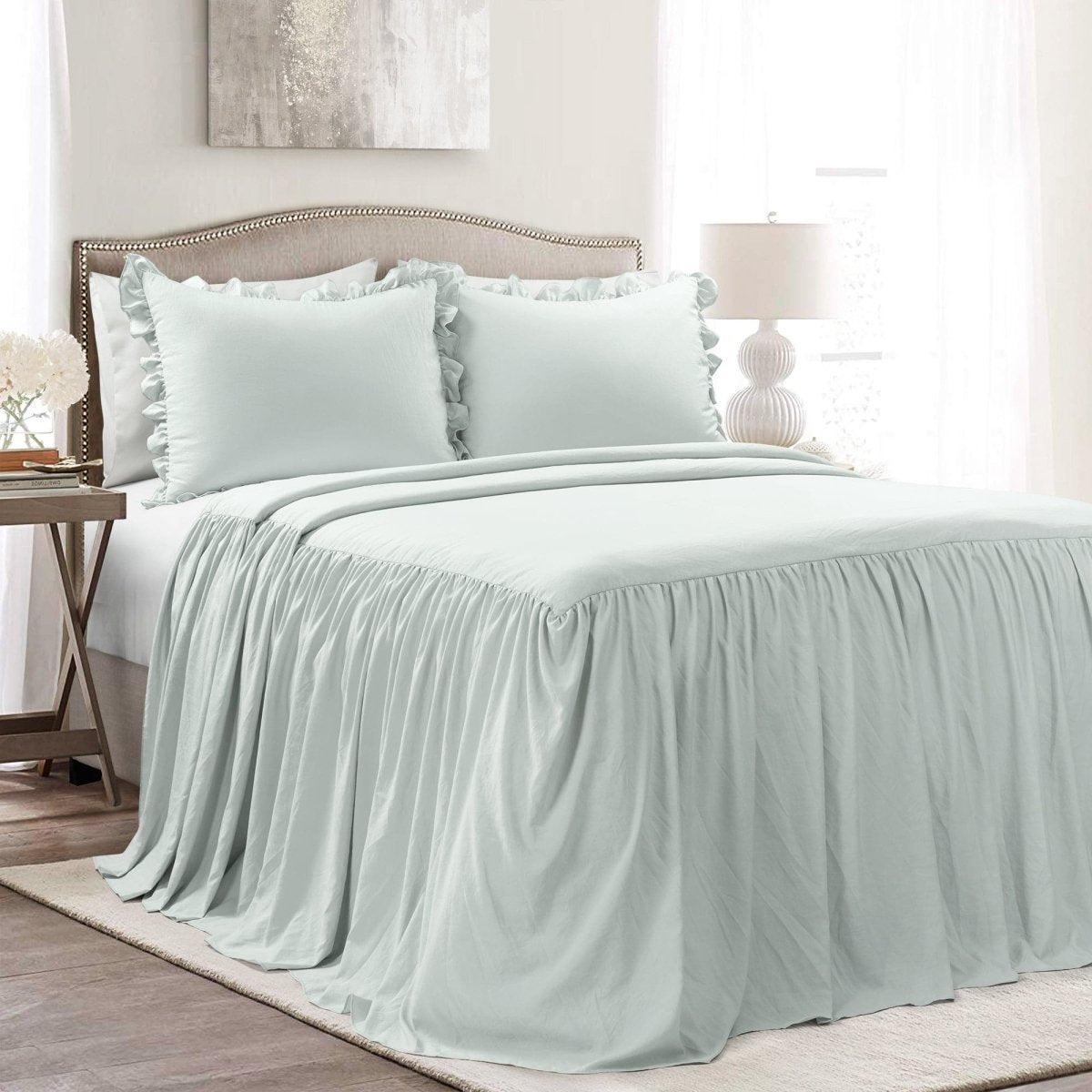 Catherine Lansfield Ruffle Bedspread Valance