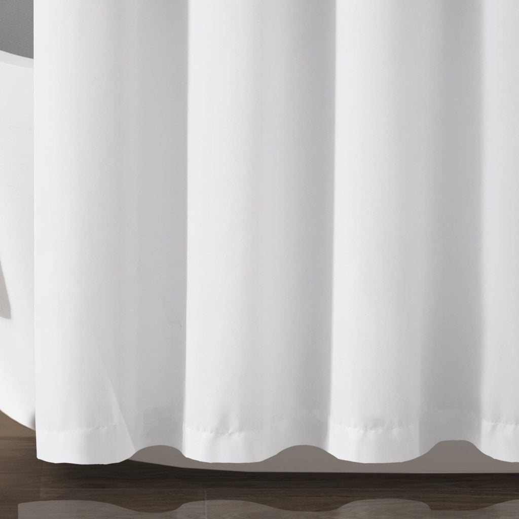 Terra Embroidery Shower Curtain Lush Decor