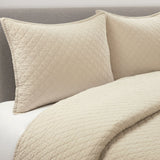 Bedding Bundle: Belgian Flax Linen Rich Cotton Duvet Cover + Quilt Set