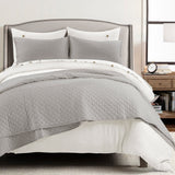 Bedding Bundle: Belgian Flax Linen Rich Cotton Duvet Cover + Quilt Set