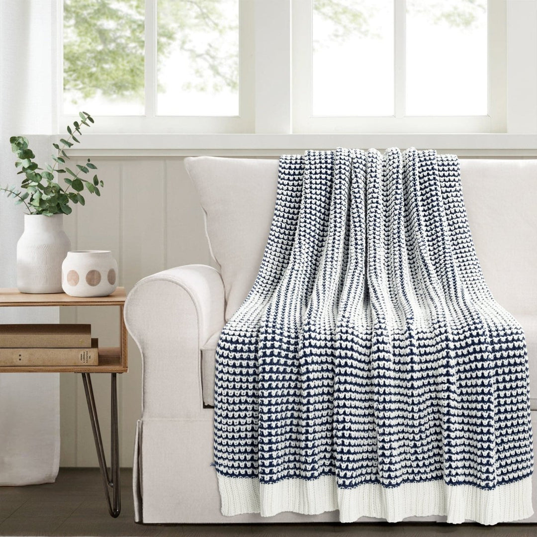 Lustersoft Throw Chic And Soft Knitted Throw | Lush Decor | www.lushdecor.com – LushDecor