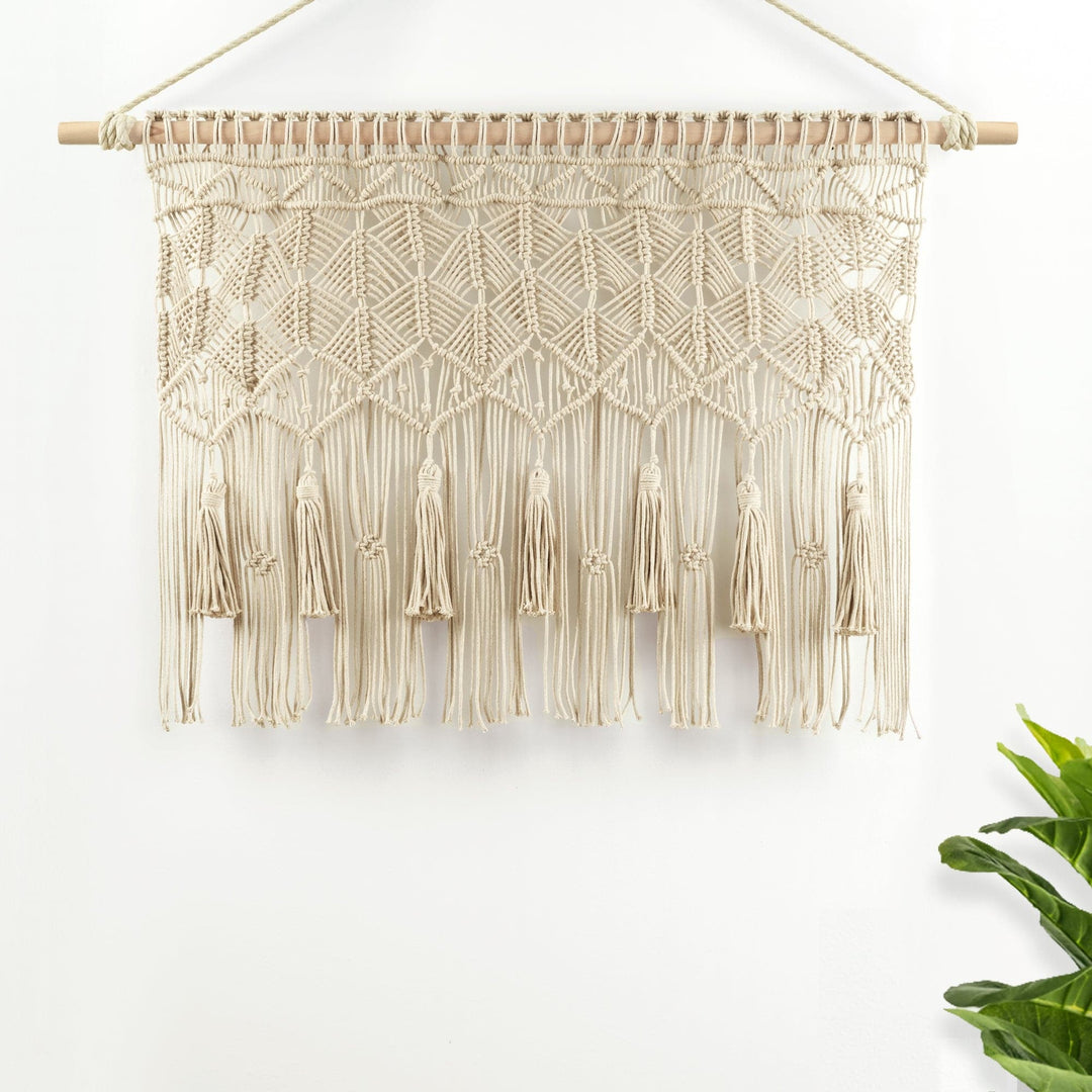 Heavy Design Handmade Macrame Curtain, Wall Hanging Modern