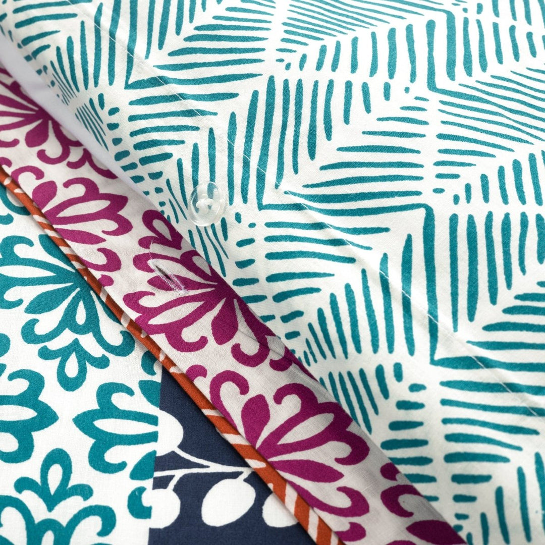 Set copripiumino reversibile in cotone Boho Chic, 3 pezzi | Lush Decor Set copripiumino reversibile in cotone Boho Chic, 3 pezzi | Lush Decor