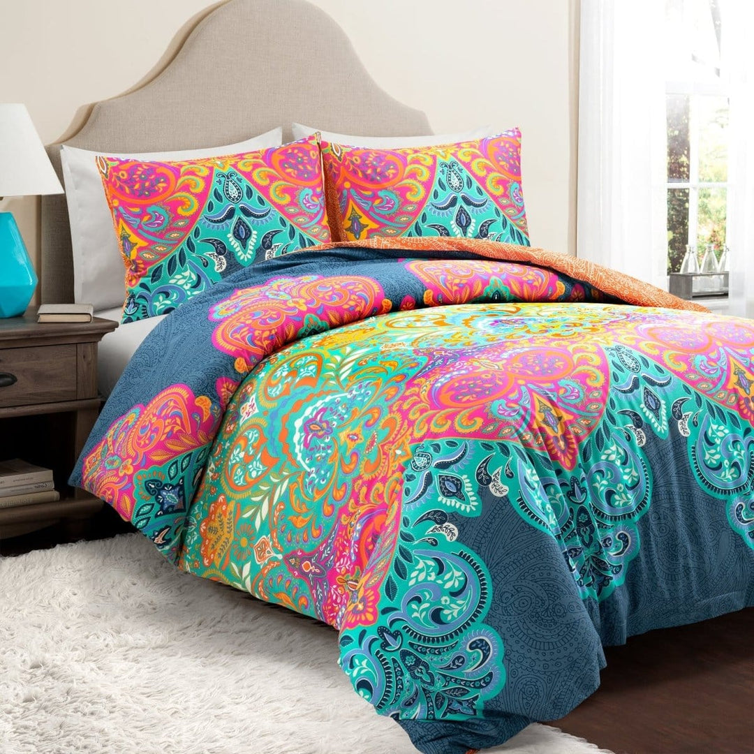 Boho Chic Cotton Duvet Cover 3 -teiliges Set