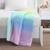 Qaanitha Rainbow Ombre 7-Pound Weighted Blanket Set