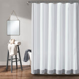 Block Border Shower Curtain