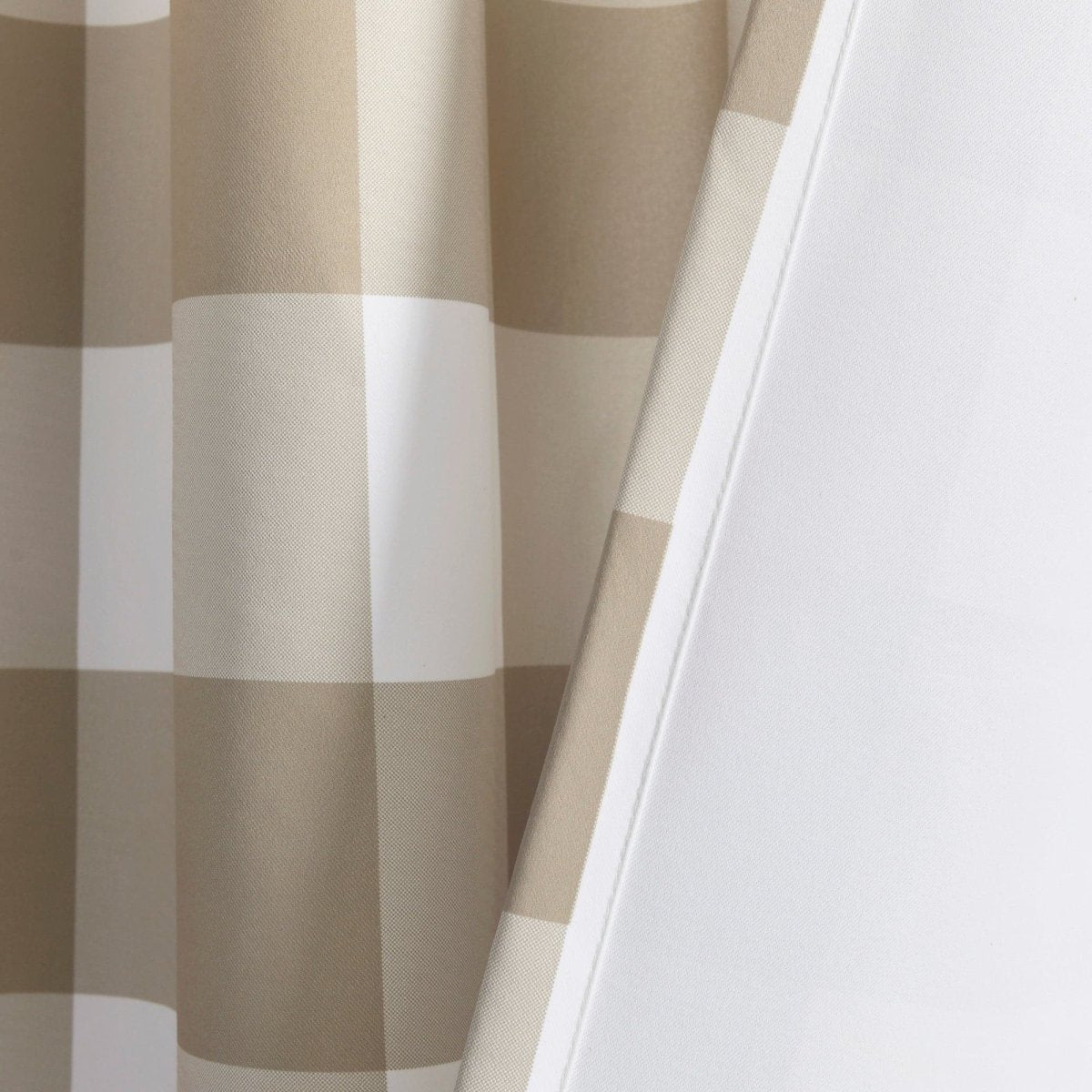 Kelly Checker Room Darkening Window Curtain Panel Set | Lush Decor ...