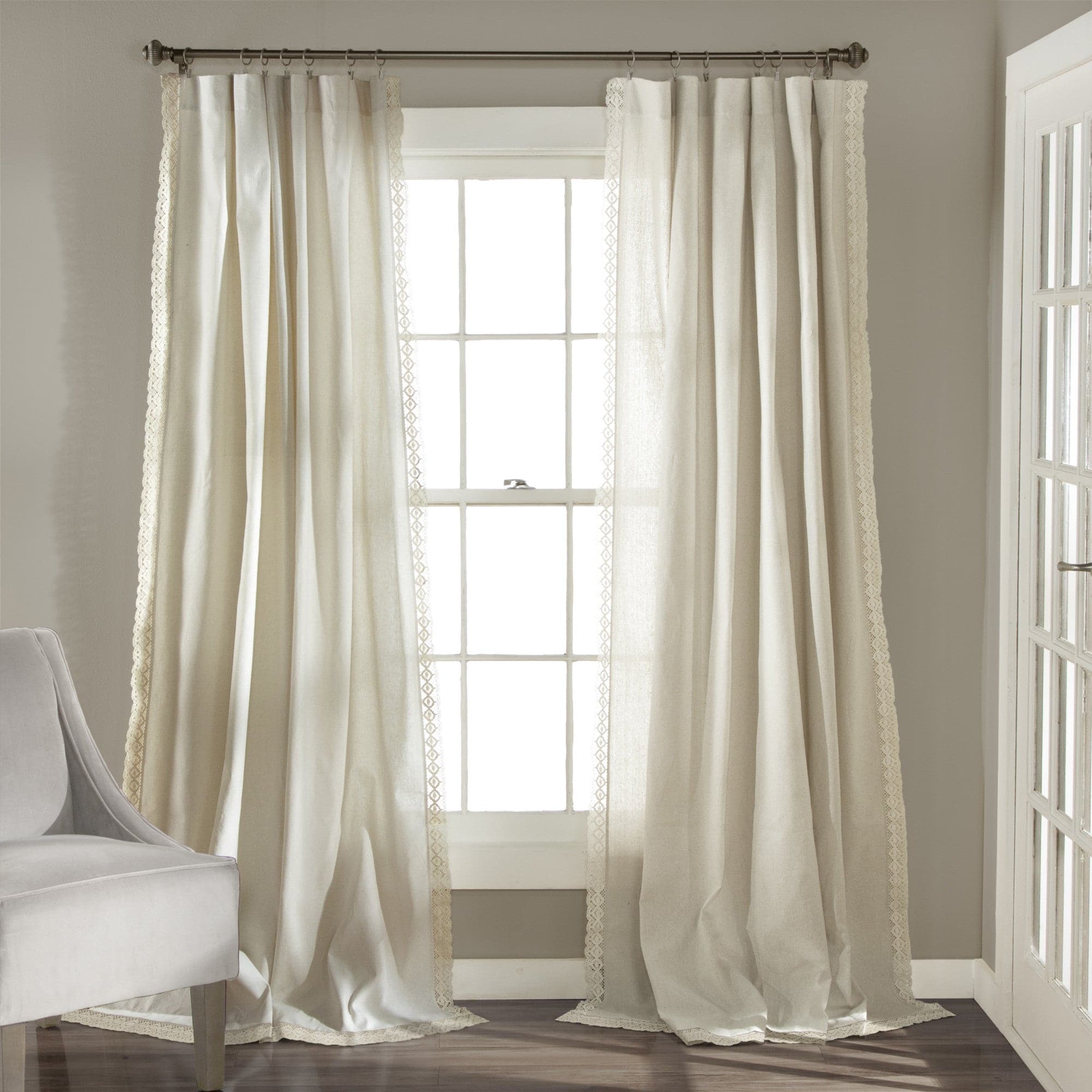 modern linen panel drapery ideas