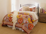 Bedding Bundle: Bohemian Flower Quilt Set + Rosalie Comforter Set