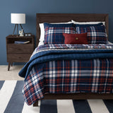 Home Stagers Navy & Plaid Bundle - Full/Queen