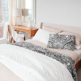 Bedding Bundle: Aubree Quilt + Diamond Clip Jacquard Duvet + Belgian Flax Linen Quilt