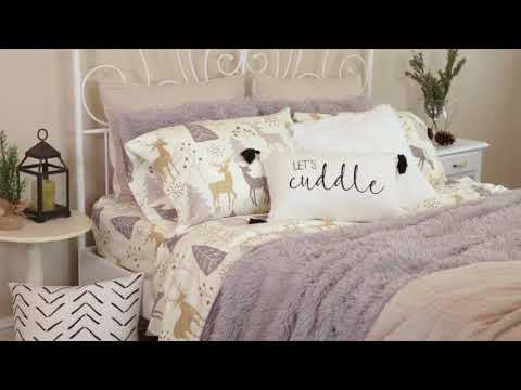 Bedding Bundle: Farmhouse Yarn Dyed Plaid Comforter + Solid Kantha Pick Stitch Quilt/Coverlet Set - Queen