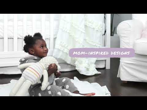 Reyna Ruffled Baby/Toddler 3 Piece Bedding Set